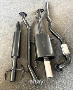 VAUXHALL ASTRA Mk4 COUPE 1.8L 16V TWIN BOX SPORTS EXHAUST 01-05 3 Rolled In Tip
