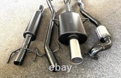 VAUXHALL ASTRA Mk4 COUPE 1.8L 16V TWIN BOX SPORTS EXHAUST 01-05 3 Rolled In Tip