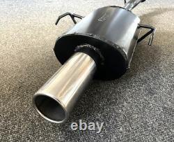 VAUXHALL ASTRA Mk4 COUPE 1.8L 16V TWIN BOX SPORTS EXHAUST 01-05 3 Rolled In Tip