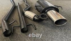VAUXHALL ASTRA Mk4 HATCHBACK 1.6L 16V SPORTS EXHAUST SYSTEM 2001-2005 OVAL TAIL