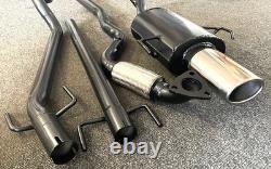 VAUXHALL ASTRA Mk4 HATCHBACK 1.6L 16V SPORTS EXHAUST SYSTEM 2001-2005 OVAL TAIL