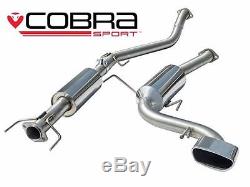 VX72 COBRA SS EXHAUST fit Vauxhall Astra H VXR 0511 Cat Back System (Resonated)