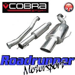 VX74 Cobra Astra SRI MK5 Turbo Exhaust System 2.5 Cat Back Resonated Quieter