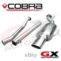 VX75 Cobra Sport Vauxhall Astra H 1.4 / 1.6 & 1.8 04-10 Cat Back Exhaust Non Res