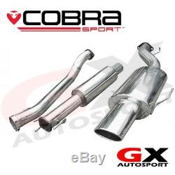 VX76 Cobra Sport Vauxhall Astra H 1.4 1.6 1.8 04-10 Cat Back Exhaust Resonated