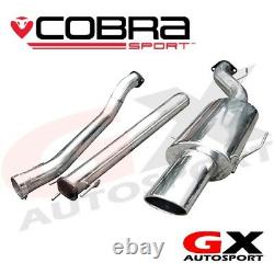 VZ04h Cobra sport Vauxhall Astra G GSi / T Hatch 98-04 Cat Back Non res