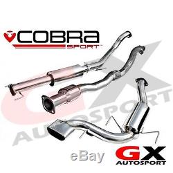 VZ07a Cobra Sport Vauxhall Astra H VXR 05-11 Turbo Back Exhaust Sports Cat Res