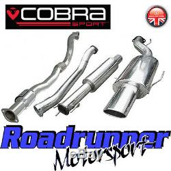 VZ10a Cobra Astra Coupe 2.0 3 Turbo Back Exhaust System Resonate & Sports Cat