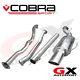 VZ10d Cobra Vauxhall Astra G Coupe Turbo 98-04 Turbo Back Exhaust DeCat Non Res