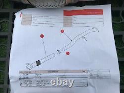 Vauxhall Astra 1.4 1.6T turbo GTC SCORPION STAINLESS front exhaust link pipes
