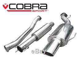 Vauxhall Astra Coupe Turbo (2.5) Cobra Sport Exhaust (Resonated) (VX62)