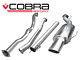 Vauxhall Astra Coupe Turbo (3) Turbo Back Cobra Sport Exhaust (VZ10d)