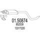 Vauxhall Astra Cruze Middle Silencer 2012