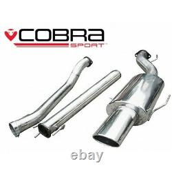 Vauxhall Astra G GSi/T (Hatch) Non-Resonated Cat Back Cobra Sport Exhaust VZ04h