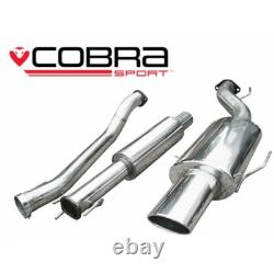 Vauxhall Astra G GSi/T (Hatch) Resonated Cat Back Cobra Sport Exhaust VX52