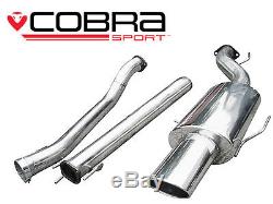 Vauxhall Astra GSI Turbo Cat-Back Cobra Sport Exhaust (Non-Resonated) (VX51)