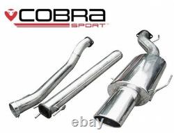 Vauxhall Astra H 1.4 / 1.6 / 1.8 Non-Resonated Cat Back Cobra Sport Exhaust VX75