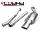 Vauxhall Astra H 1.4 / 1.6 / 1.8 Non-Resonated Cat Back Cobra Sport Exhaust VX75