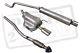 Vauxhall Astra H Mk5 1.6 1.8 2006- Front Centre Rear Exhaust Pipe System