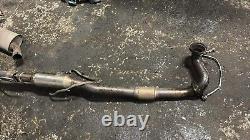 Vauxhall Astra H Mk5 3dr Turbo Back Powerflow Exhaust System Vxr Stainless Steel