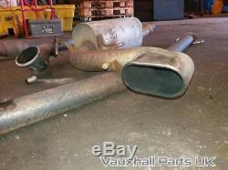 Vauxhall Astra H Mk5 VXR Stainless Steel Straight Through Turbo Back Exhaust