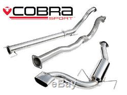 Vauxhall Astra H VXR 3 Turbo-Back Cobra Sport Exhaust (No Res/ No Cat) (VZ07d)