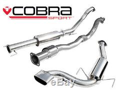 Vauxhall Astra H VXR 3 Turbo-Back Cobra Sport Exhaust (With Res & Cat) (VZ07a)