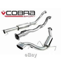 Vauxhall Astra H VXR Turbo Back Exhaust (Sports Cat/Resonator) Cobra Sport VZ07a