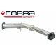 Vauxhall Astra J VXR 2nd Front pipe / 2nd De-Cat Cobra Exhaust VX26