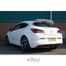 Vauxhall Astra J VXR Scorpion 3 Non Res Cat Back Exhaust System uses OEM Trims
