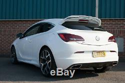 Vauxhall Astra J VXR Scorpion 3 Non Res Cat Back Exhaust System uses OEM Trims
