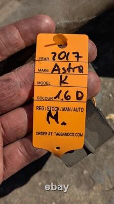 Vauxhall Astra K Exhaust System Sport Tourer 2015-2021 1.6cdti