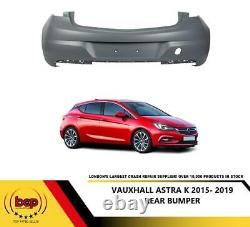 Vauxhall Astra K Rear Bumper Primed New No Parking Sensor Holes 2015 2019