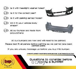 Vauxhall Astra K Rear Bumper Primed New No Parking Sensor Holes 2015 2019