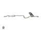 Vauxhall Astra L Mk8 2024 1.2 Petrol Exhaust Pipe Muffler System Oem