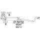 Vauxhall Astra MIDDLE SILENCER 1998-2009