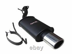 Vauxhall Astra Mk4 Hatch Sportex Exhaust Tailbox Single Oval Polished Tailpipe
