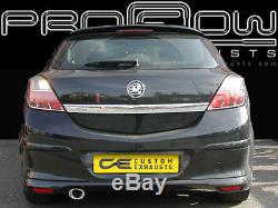 Vauxhall Astra Stainless Steel Custom Built Exhaust System Single Tail Pipe