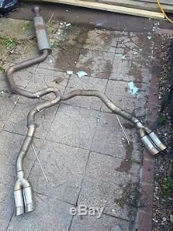 Vauxhall Opel Astra J Mk6 Vxr Cat Back Twin Exit Stailess Exhaust