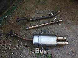 Vauxhall astra g mk4 stainless steel cat back exhaust system coupe convertible