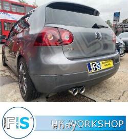 Vw Golf Gti Stainless Steel Backbox Delete Custom Exhaust Supply And Fit
